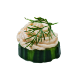 cucumber rounds salmon mousse catering winnipeg appetizers